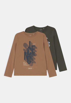 NKMVUX 2 PACK - Top s dlouhým rukávem - rosin