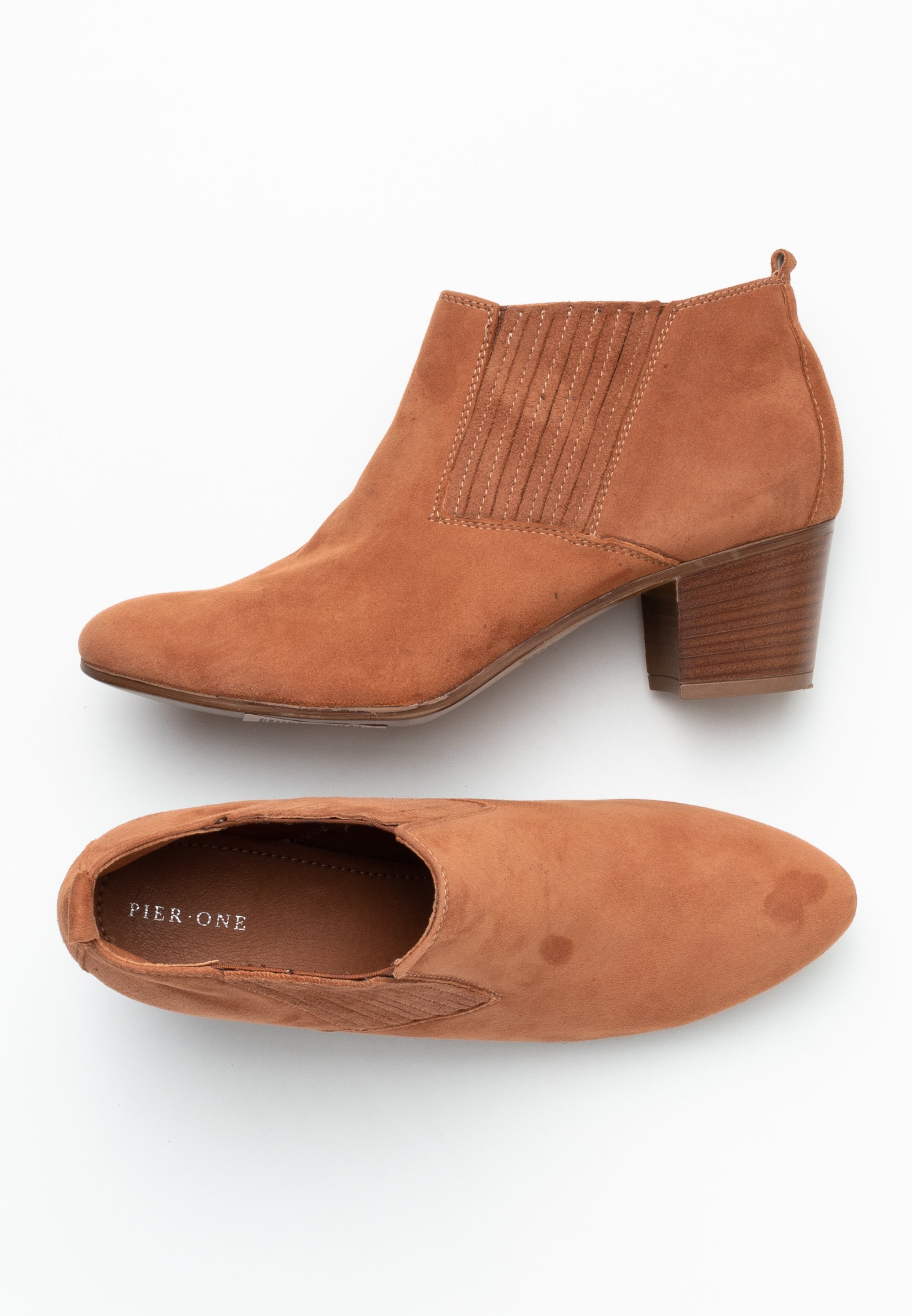 Botines Bajos Botas Pier One Mujer Cognac Botas Hombre Pier One