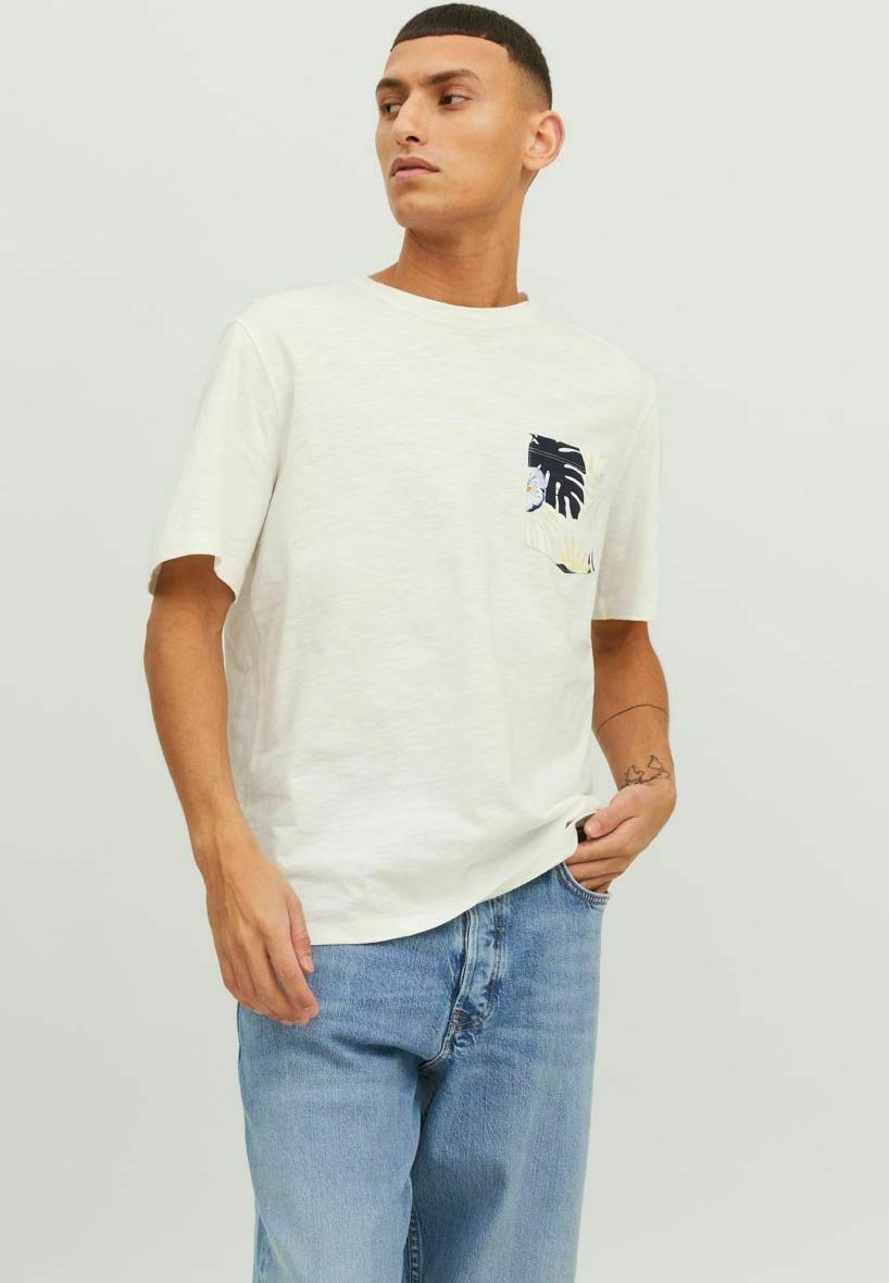 JACK & JONES Jcokinetic T-Shirt Uomo Maniche Corte Con Piccola Stampa | Girocollo | Casual