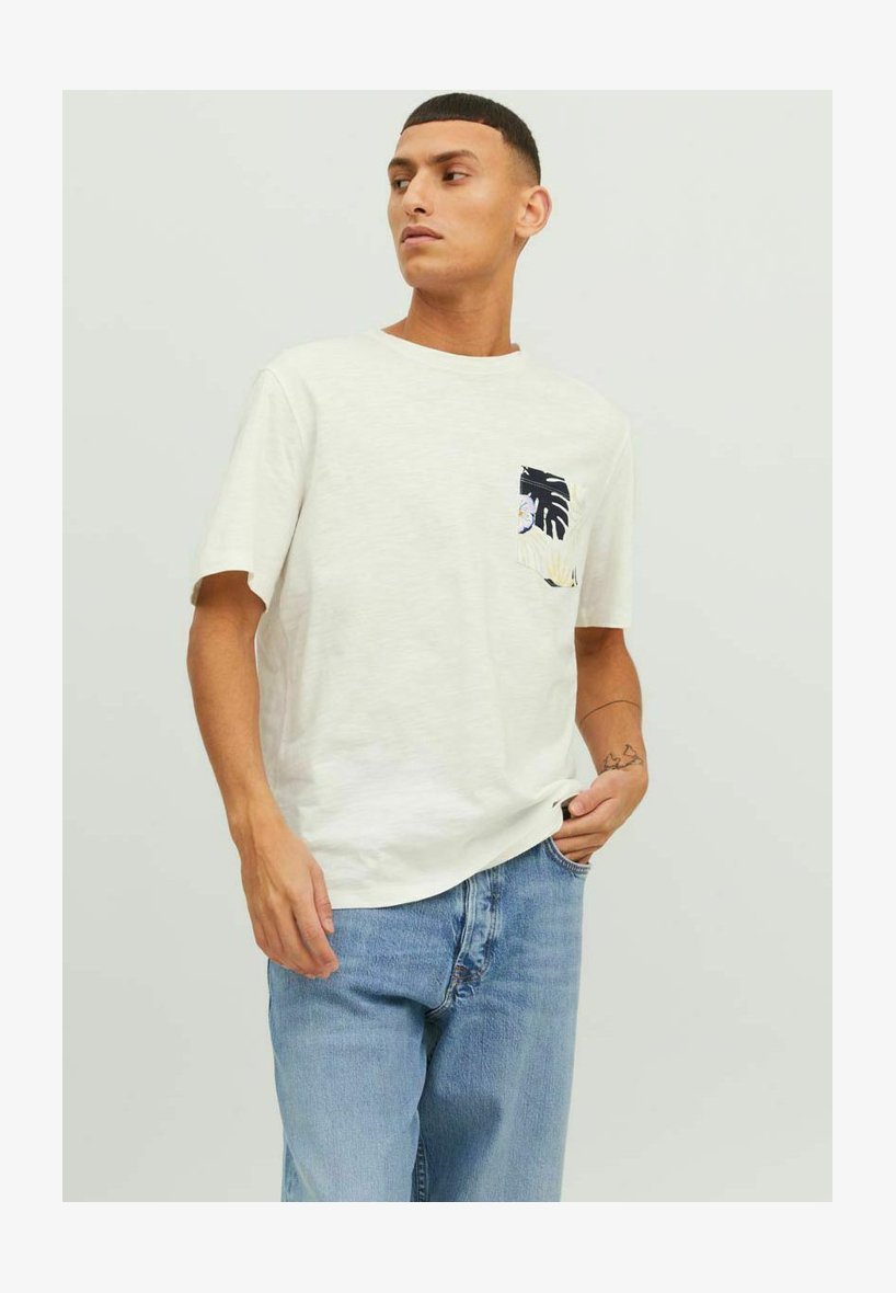 JACK & JONES Jcokinetic T-Shirt Uomo Maniche Corte Con Piccola Stampa | Girocollo | Casual