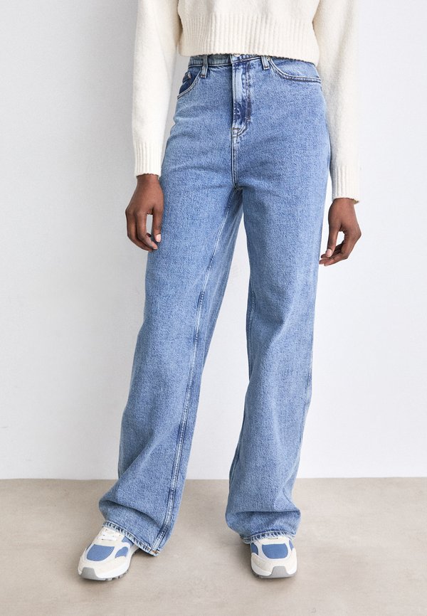 CLAIRE - Wide Leg - denim medium