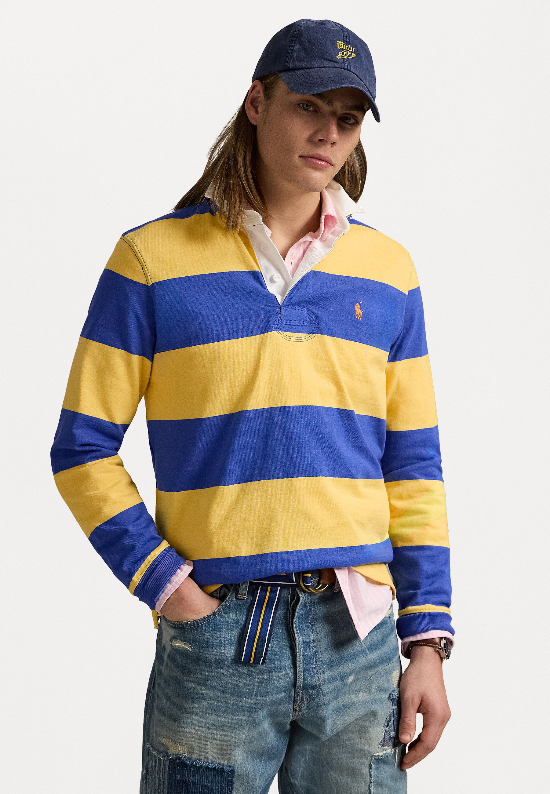 Polo Ralph Lauren THE ICONIC RUGBY SHIRT - Poloshirt - yellow/new