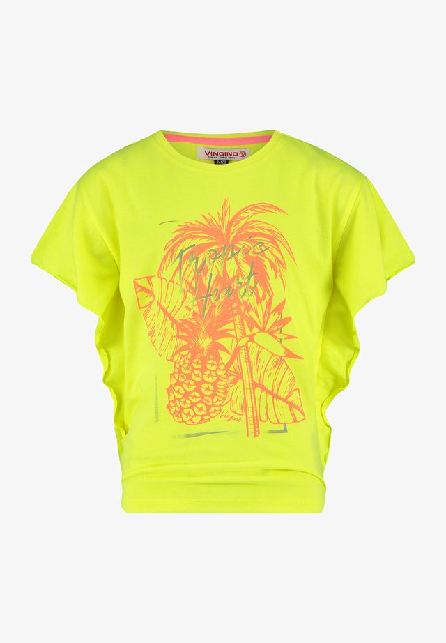 T-shirt z nadrukiem - fresh neon green