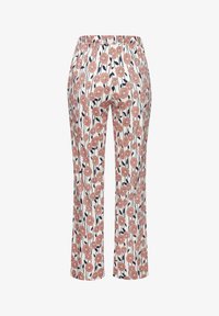 Ausgewählt, orange-weiß-gemustert