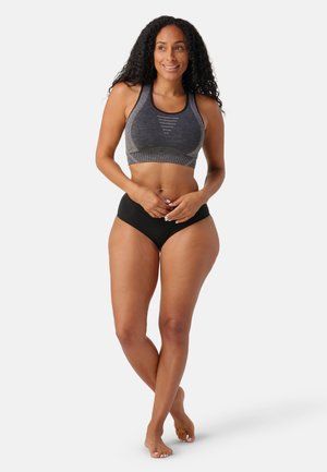 INTRAKNIT RACERBACK - Reggiseno sportivo con sostegno medio - black heather