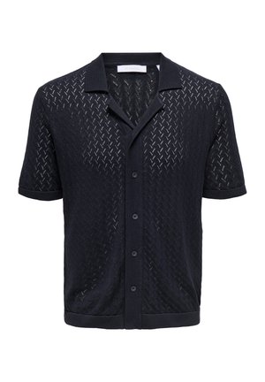 Only & Sons, SANTO REG SS RESORT SHIRT FRML - Cardigan - dark sapphire