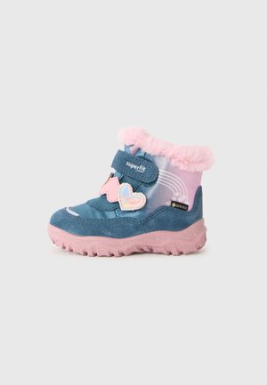 Bottes de neige - blau/rosa