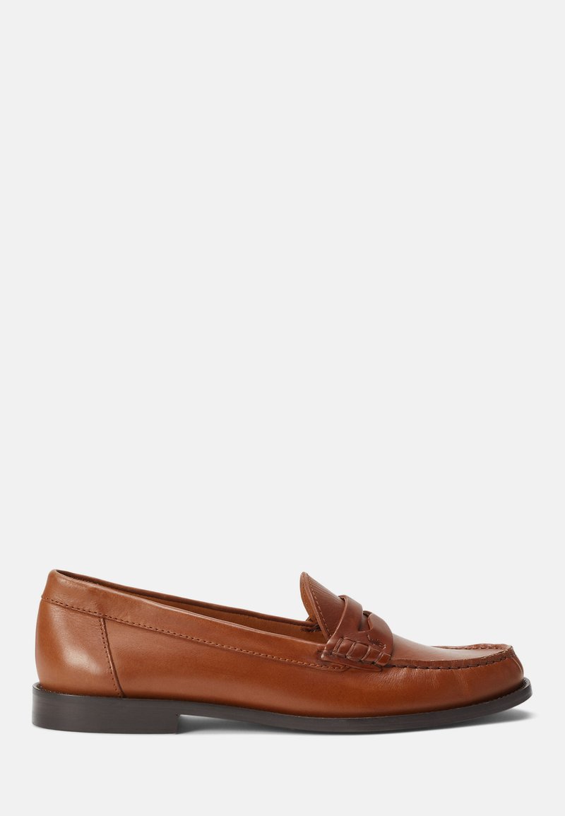 Polo Ralph Lauren CALFSKIN PENNY LOAFER - Παπούτσια χωρίς κορδόνια - brown