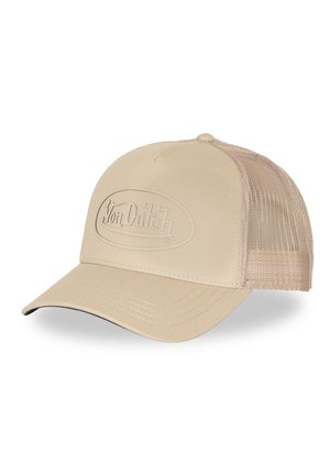 Von Dutch, CASQUETTE BASEBALL FILET AVEC PRINT RUBBER 3D LOG23 - Casquette - beige