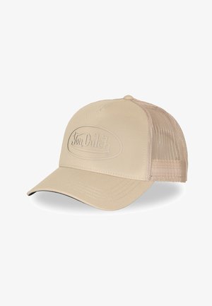 Von Dutch, CASQUETTE BASEBALL FILET AVEC PRINT RUBBER 3D LOG23 - Casquette - beige