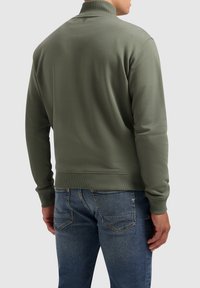 Pure Path LOOSE FIT - Sweater met rits - army green