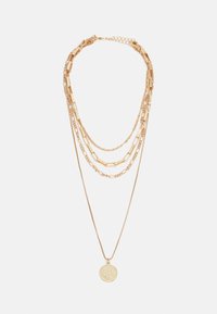 COIN LAYERING NECKLACE UNISEX - Colier - gold-coloured