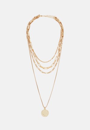 COIN LAYERING NECKLACE UNISEX - Ketting - gold-coloured