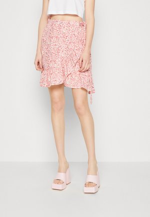 ONLOLIVIA WRAP SKIRT - Miniskjørt - rose smoke