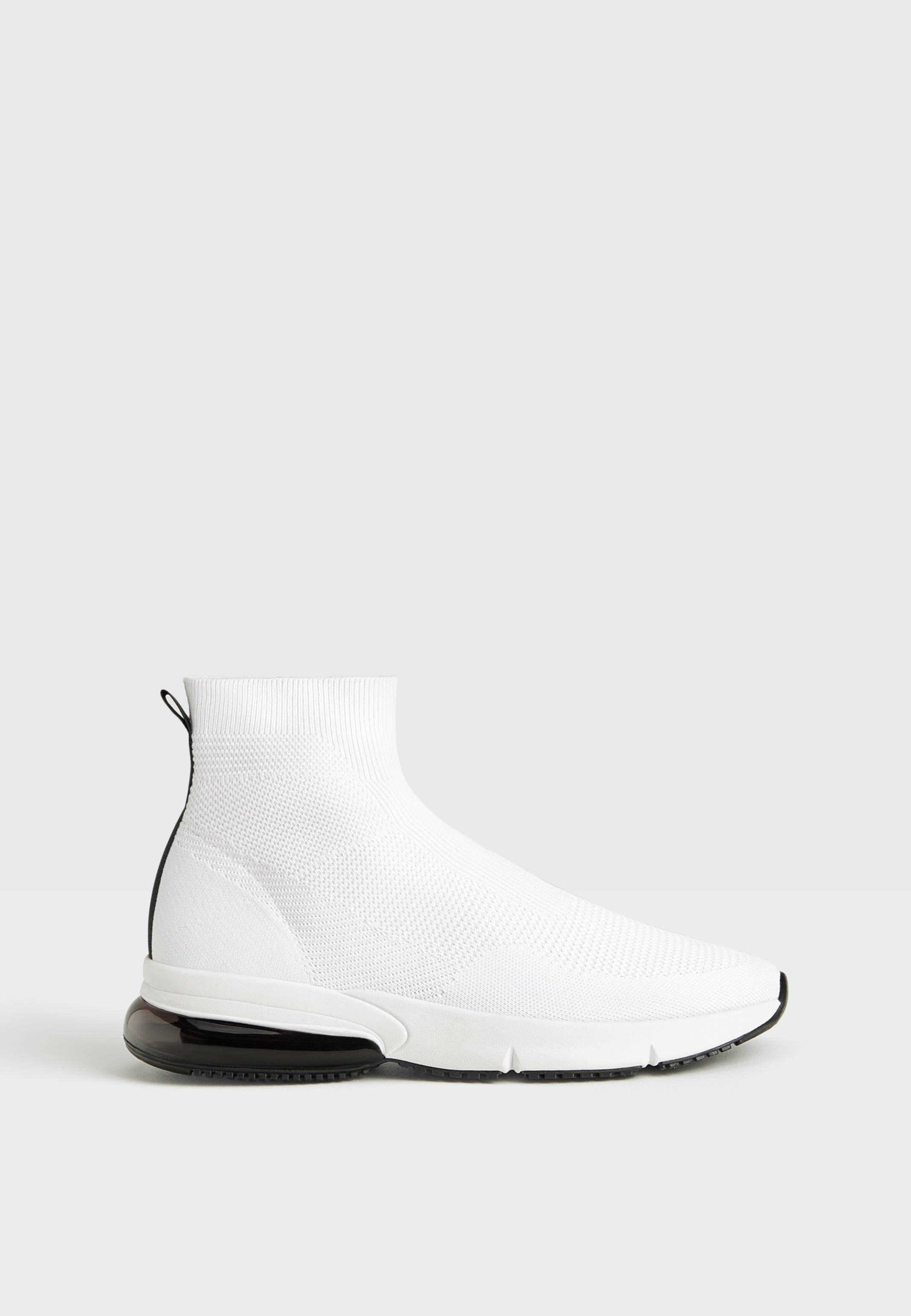 MIT ELASTISCHEM SCHAFT Höga sneakers white MIT ELASTISCHEM SCHAFT Höga sneakers white