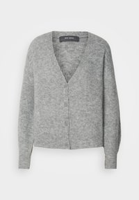THORA V-NECK - Cardigan - grey melange