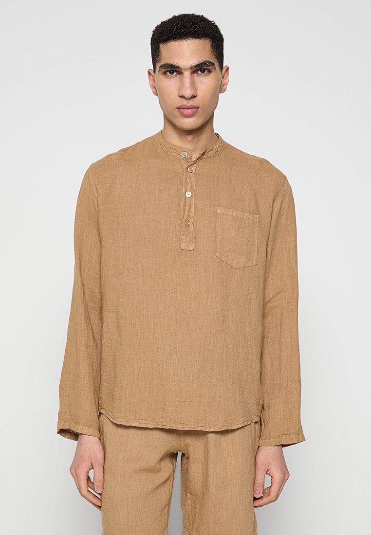 Le Monde du Lin Overhemd camel
