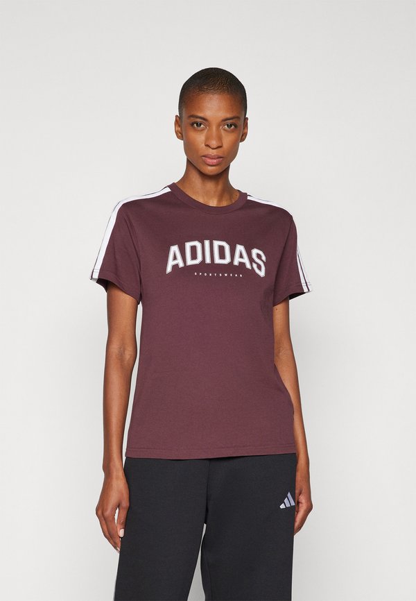 LOUNGE SOFT SIDE GRAPHIC - Print T-shirt - aurora ruby