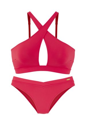 SET - Bikini - neon rot
