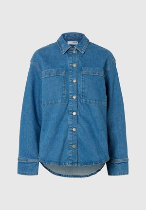 Selected, Denim Long sleeved - Blúzka so zapínaním na gombíky - medium blue denim
