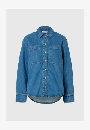 Selected, Denim Long sleeved - Blúzka so zapínaním na gombíky - medium blue denim