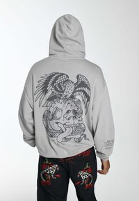 Ed Hardy EYE BALL  - Jersey con capucha - grey