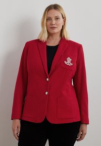 Lauren Ralph Lauren Woman BULLION JACQUARD BLAZER - Blazer - festive red