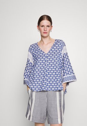 NOVA BLOUSE - Blouse - whisper white/blue heron