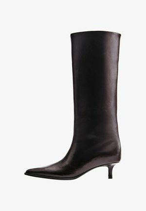 PULL&BEAR, KITTEN HEEL BOOTS - Bottes - brown