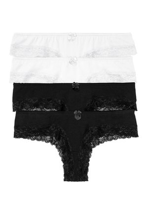 4ER PACK - Slip - schwarz weiß