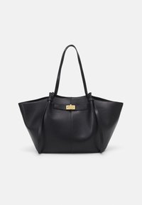LONG STRAP BAG - Velká kabelka - black