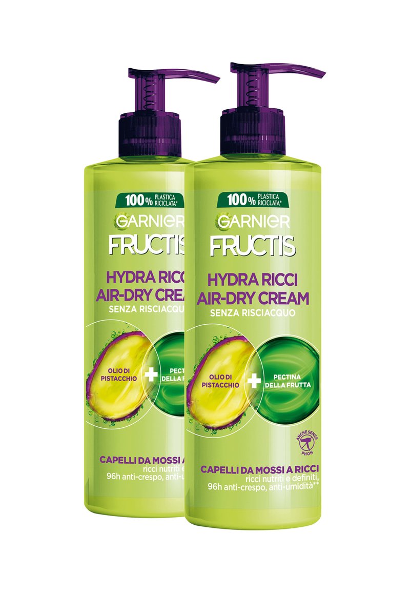Garnier - TRATTAMENTO FRUCTIS HYDRA RICCI CONTOURING, PER CAPELLI RICCHI TENDENTI AL CRESPO, 400 ML - 2 PACK - Siero per capelli, Ingrandire
