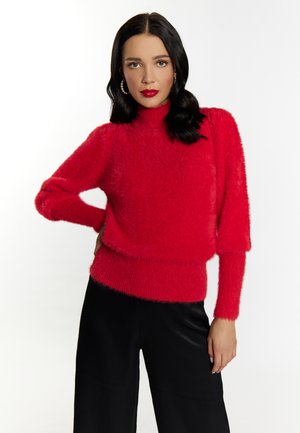 faina TUXE - Strickpullover - rot