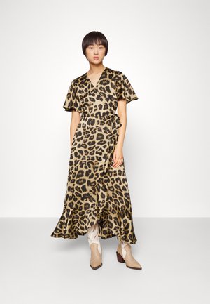 Object Petite OBJGREEN PAPAYA WRAP LONG DRESS - Rochie maxi - black