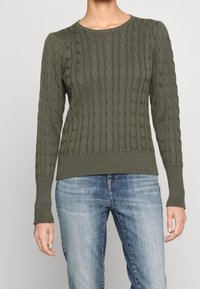 Lauren Ralph Lauren Stickad tröja - green