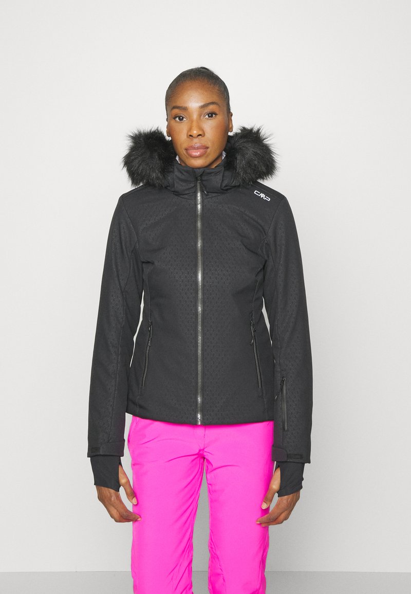CMP WOMAN JACKET ZIP HOOD Ski jacket nero/black Zalando.co.uk