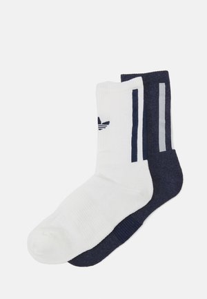 adidas Originals TREFOIL PREMIUM CREW 2.0 PAIRS - Calcetines - off white/night indigo