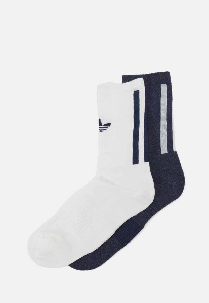 adidas Originals TREFOIL PREMIUM CREW 2.0 PAIRS - Ponožky - off white/night indigo