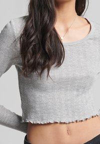 Superdry & Co Stickad tröja - dark grey