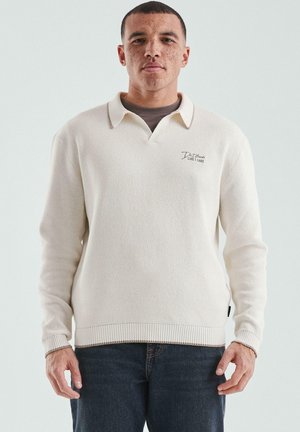 Poloshirt - wollweiß