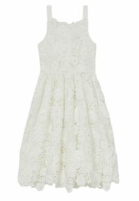 Reiss REISS MELODY GUIPURE-LACE MIDI DRESS - Dnevna haljina - ivory