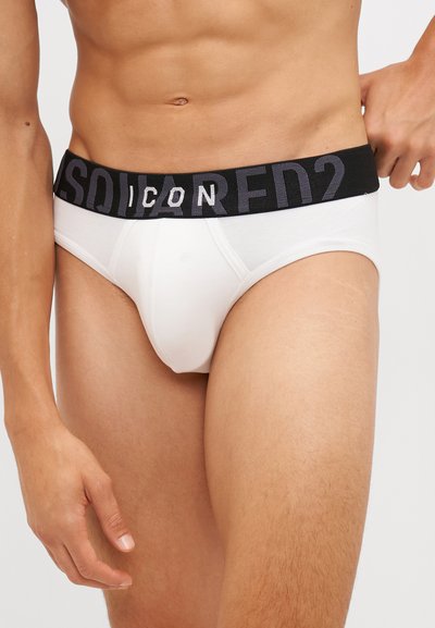 Dsquared2 BRIEF - Slip - white/black