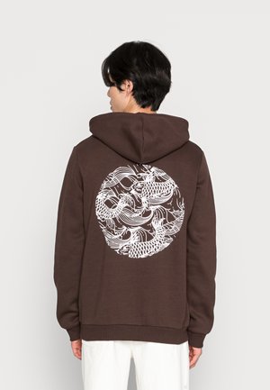 Pier One Hoodie - dark brown