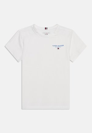 Tommy Hilfiger, ESSENTIAL LOGO TEE UNISEX - T-shirt basique - white