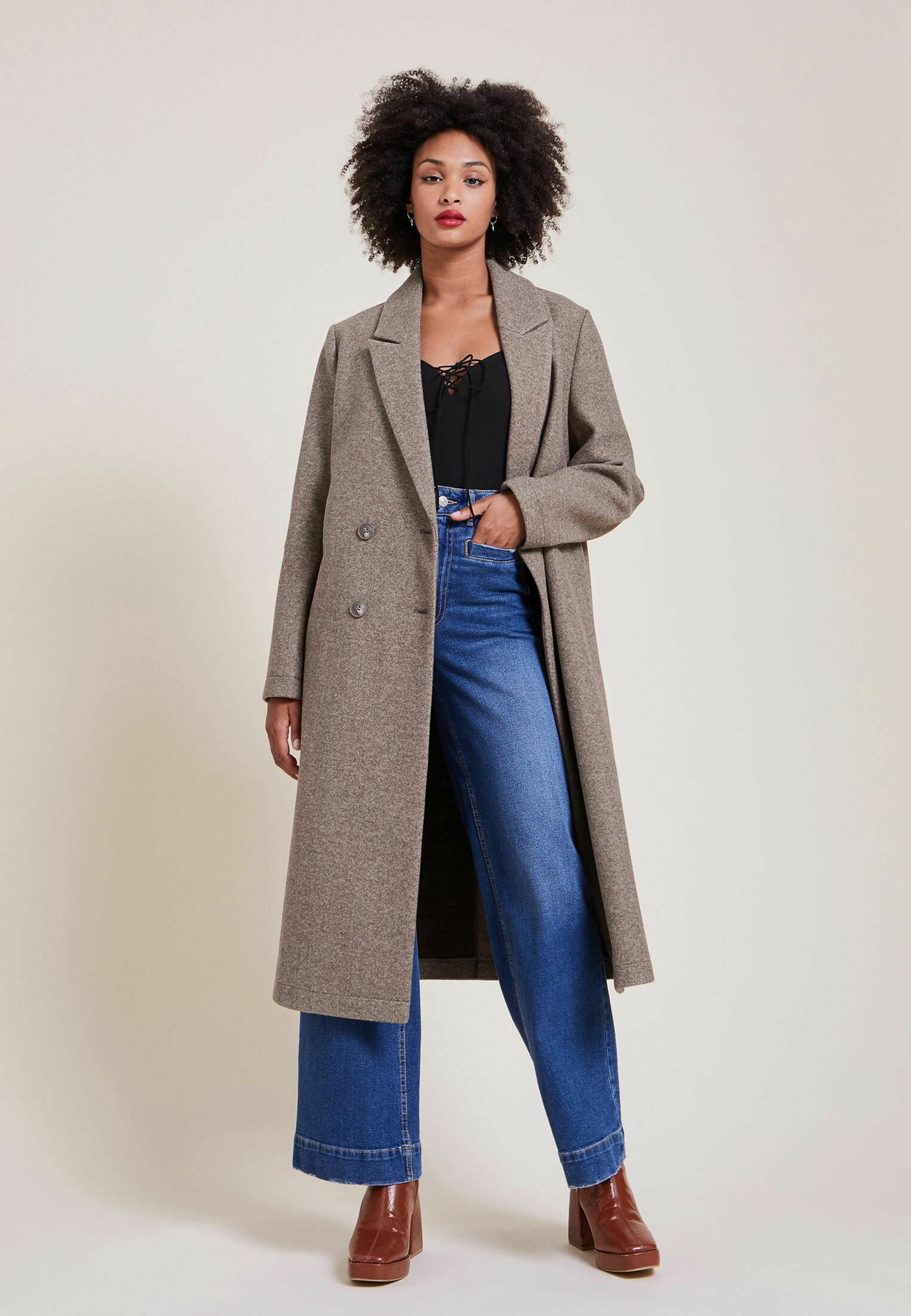 Pimkie Mantel - braun/beige - Zalando.nl
