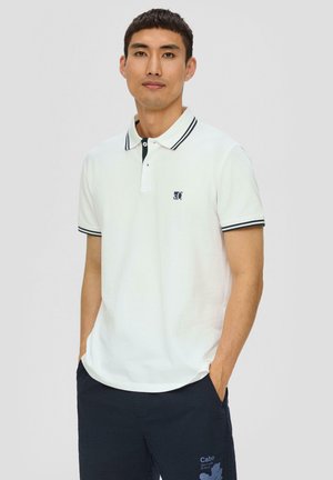s.Oliver MIT KONTRAST-DETAILS - Poloshirt - weiß