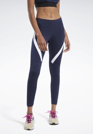 WORKOUT READY VECTOR LEGGINGS - Leggings - blue