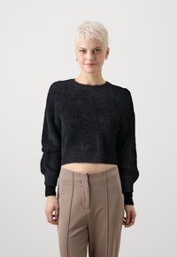 ONLY Petite ONLPIUMO - Pulover - black