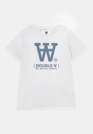 OLA UNISEX - Print T-shirt - white/blue