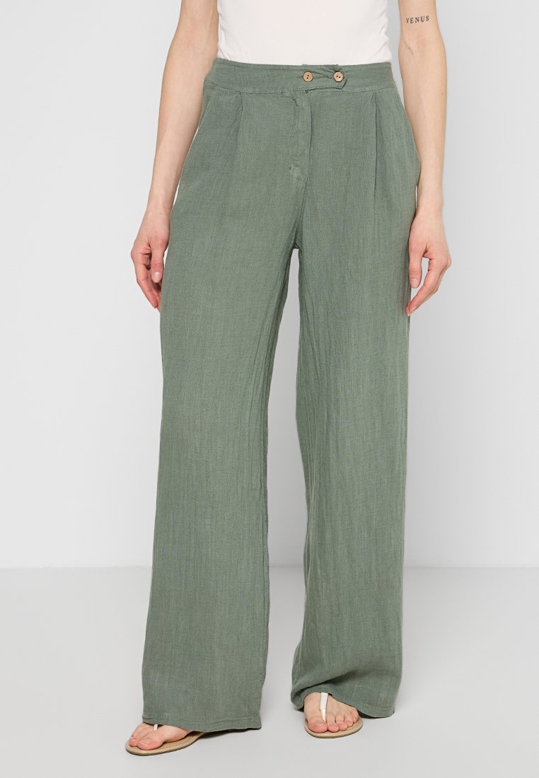 Le Monde du Lin Broek kaki